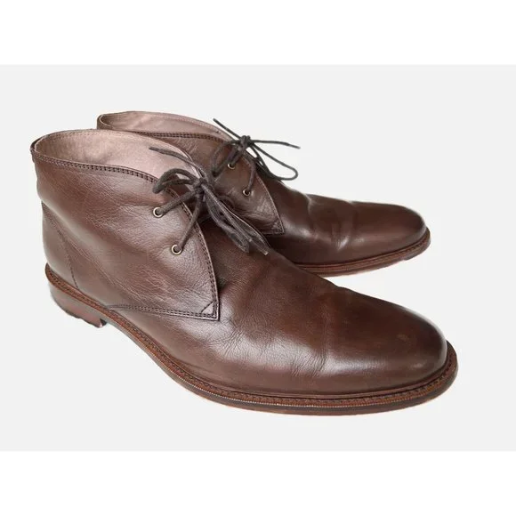 Banana Republic Leather Chukka Boot, Brown, Size 12 - Picture 6 of 12